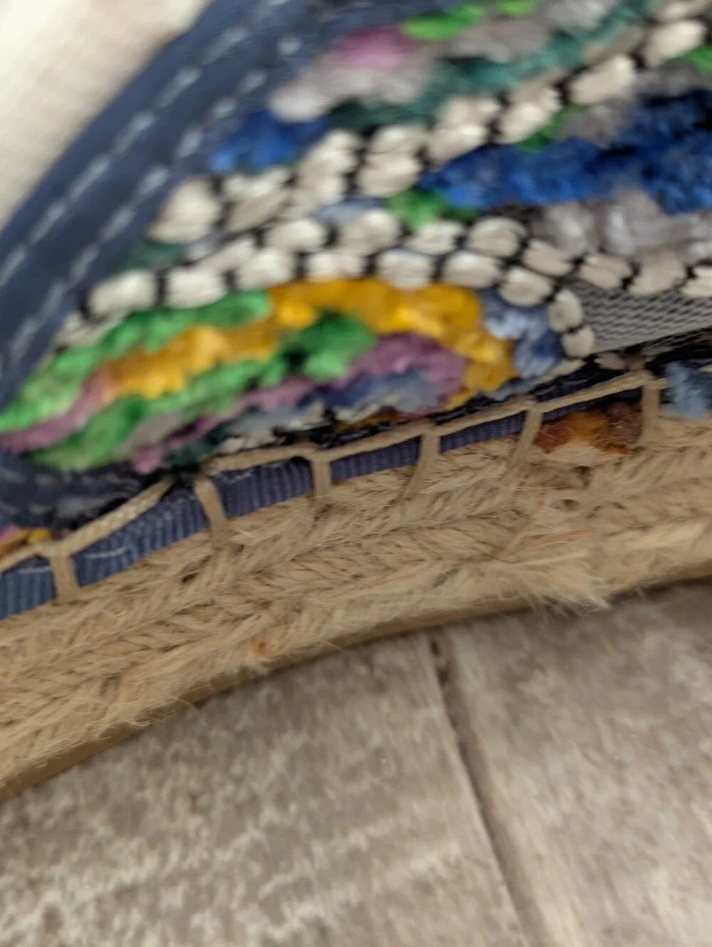 SAM EDELMAN Women's 6  Carrin Multi Color Embroidered Paisley Espadrilles